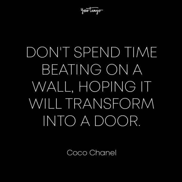 coco chanel healing from divorce quotes