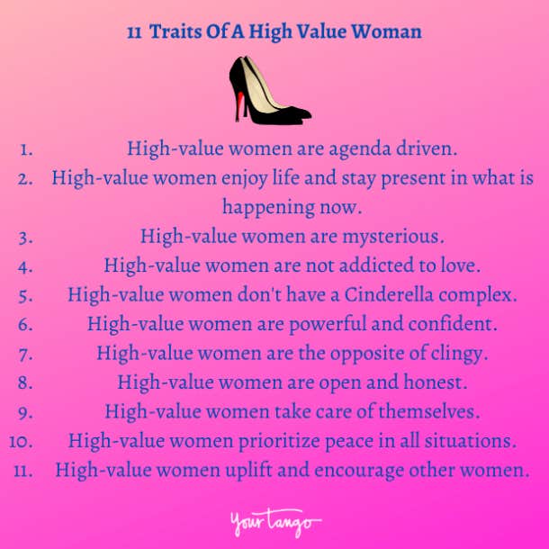 high value woman traits