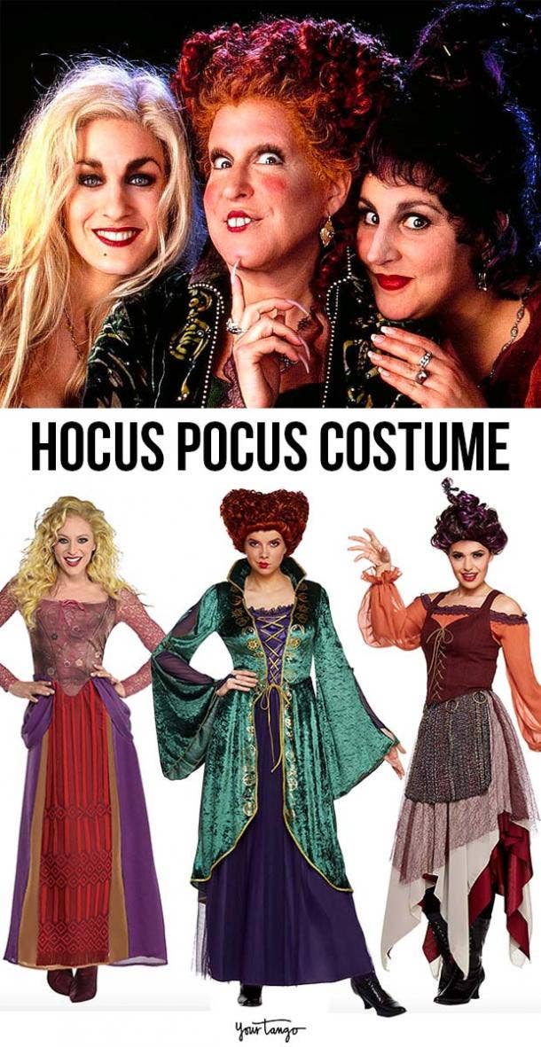 "Hocus Pocus" 1993 Sanderson Sisters Costumes