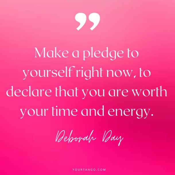 deborah day valentine's day self love quote