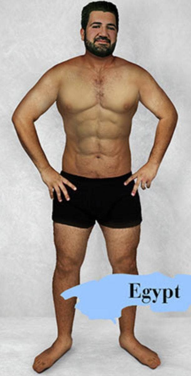 ideal male body type in Egypt