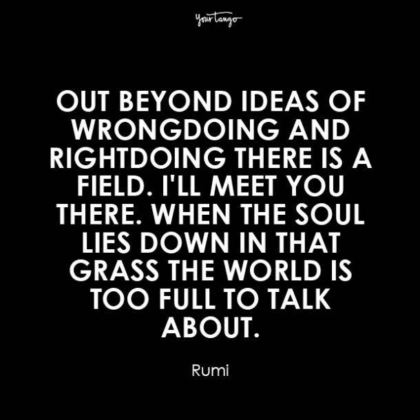 rumi dark deep quotes