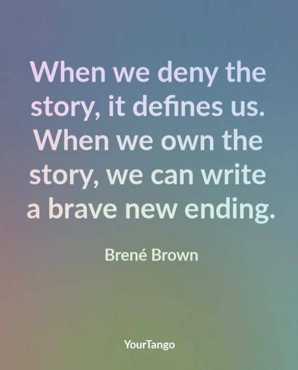 Brené Brown motivational quote