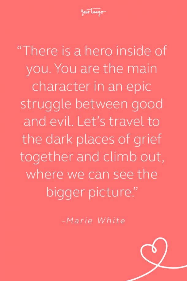 marie white suicide prevention quote