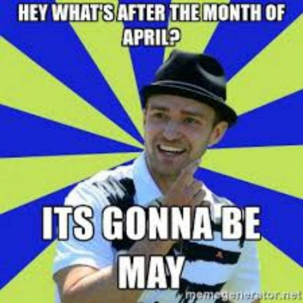 Hey its april