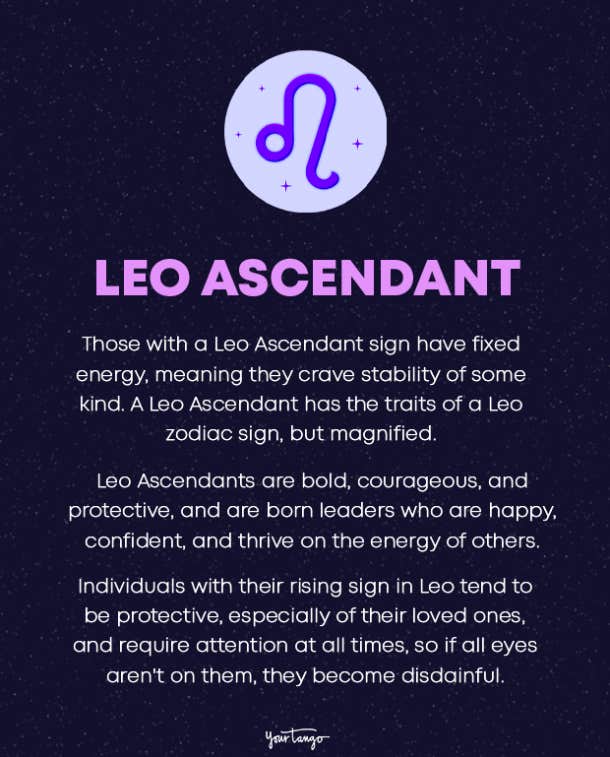 leo rising sign meaning