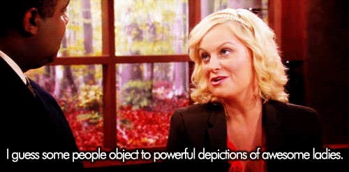 i guess some people object to powerful depictions of awesome ladies leslie knope