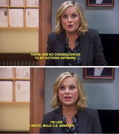 there are no consequences to my actions anymore leslie knope