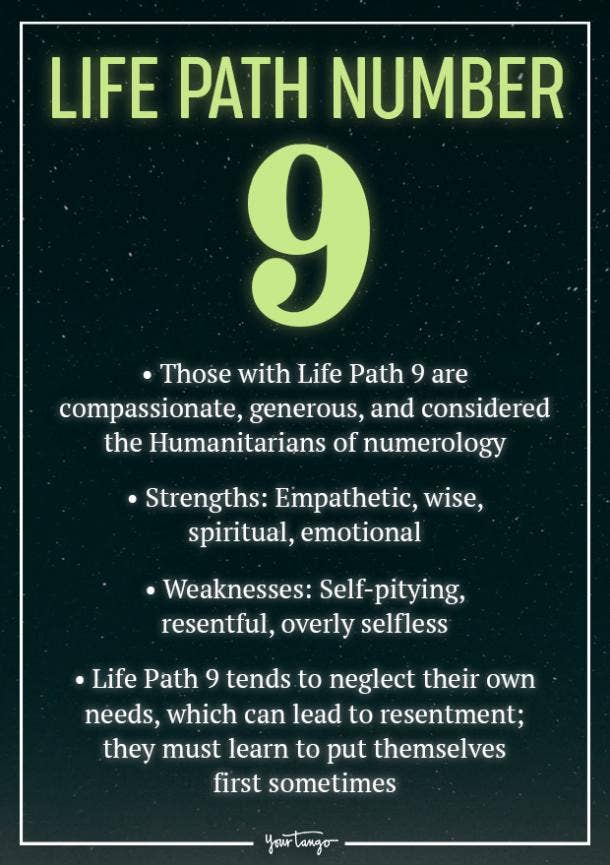 life path number 9