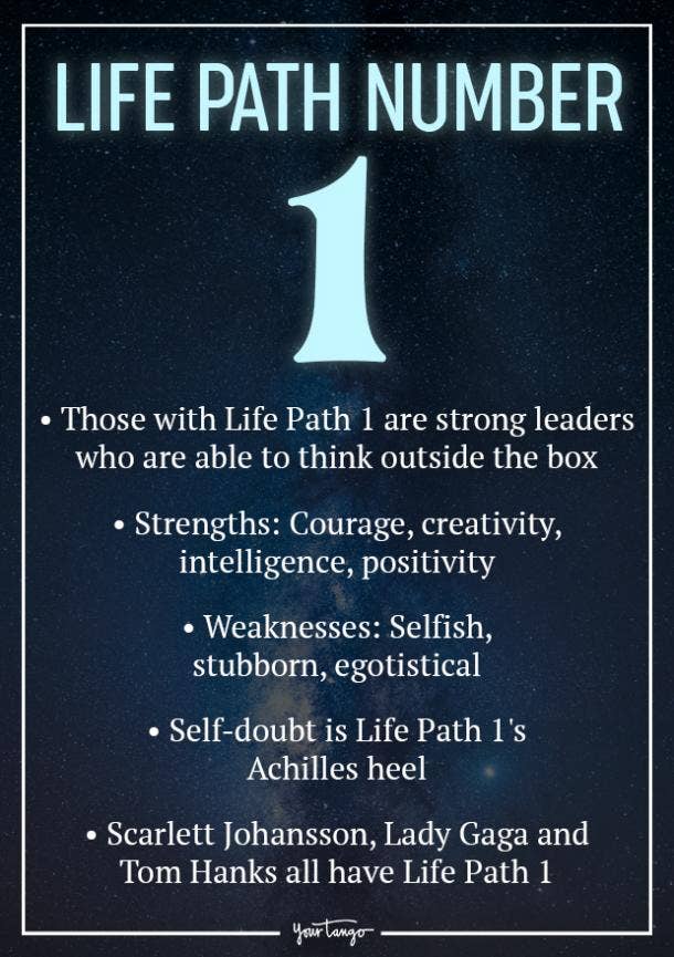 life path 1 meaning