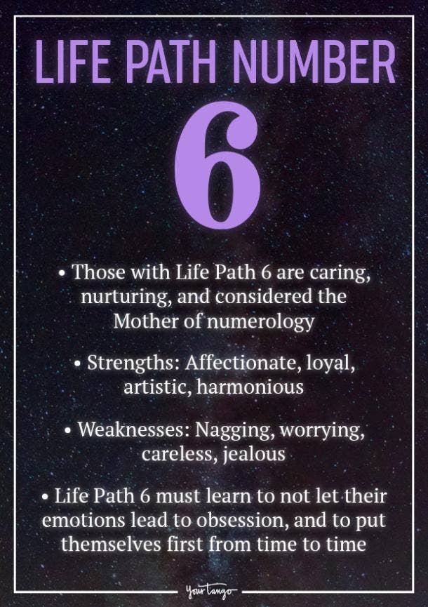 life path number 6