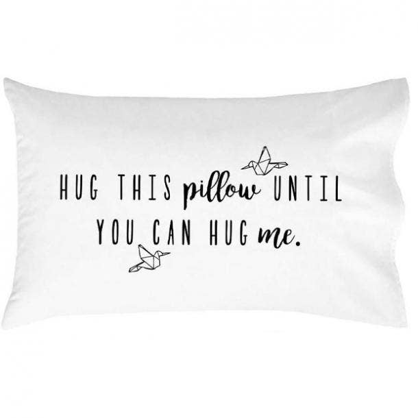long distance relationship gifts hugging pillow