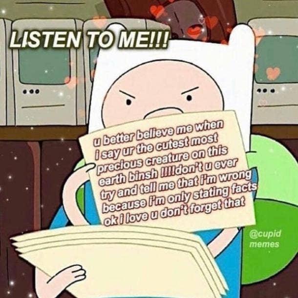 love meme adventure time listen to me