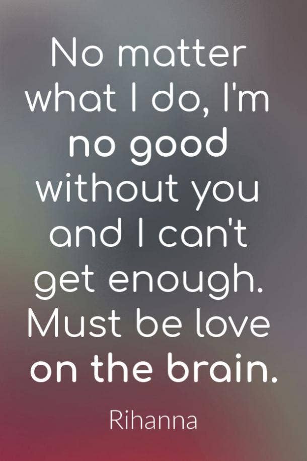 rihanna Love On The Brain lyrics