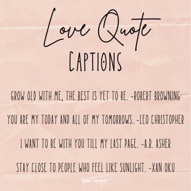 132 Best Love Captions For Instagram Couples | Yourtango