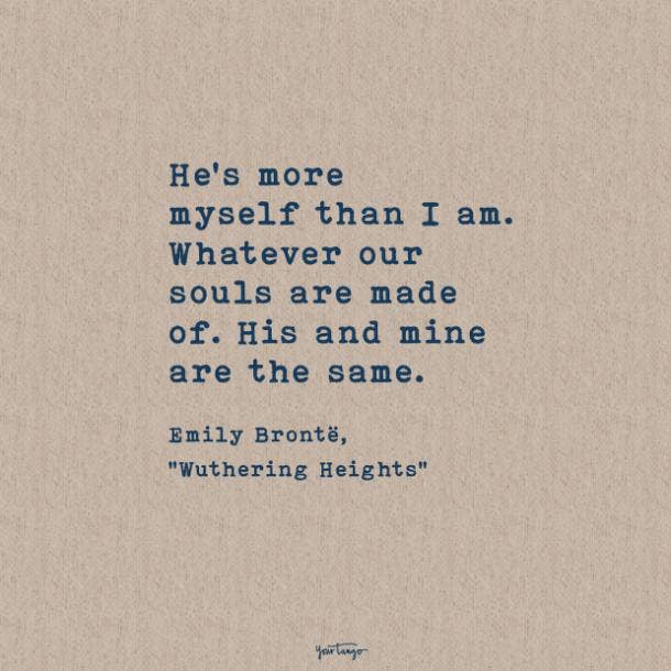 Emily Brontë sweet love quotes 