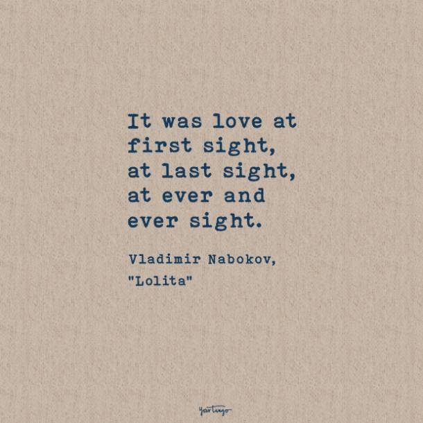 Vladimir Nabokov sweet love quotes 