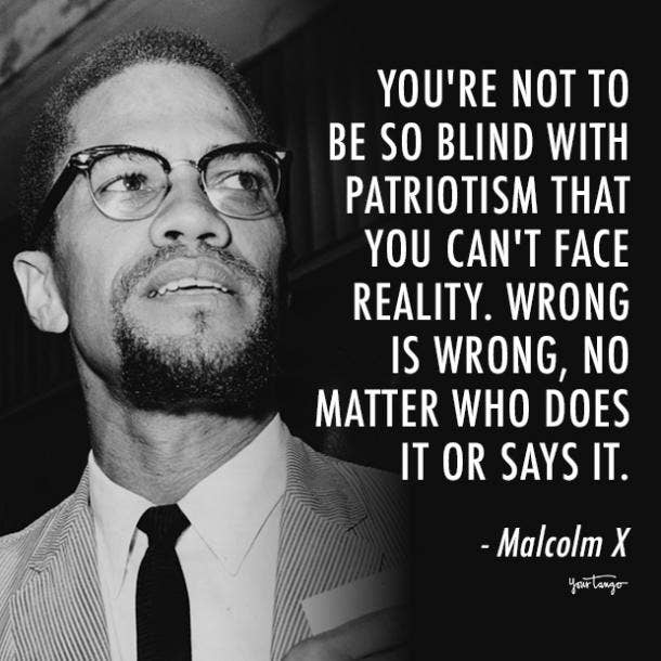  Part of a Clown - Malcolm X Quote Famous Life