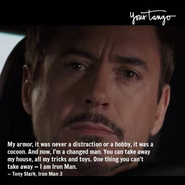 Marvel quote from Iron Man 3