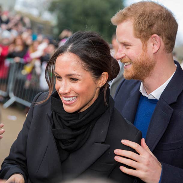 meghan markle black outfit prince harry