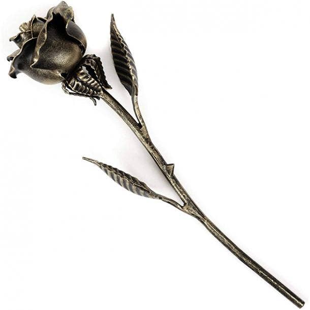 MetalArt Hand Forged Metal Rose