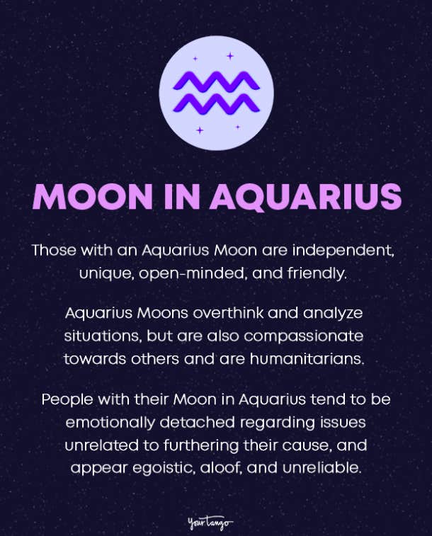 aquarius moon sign traits