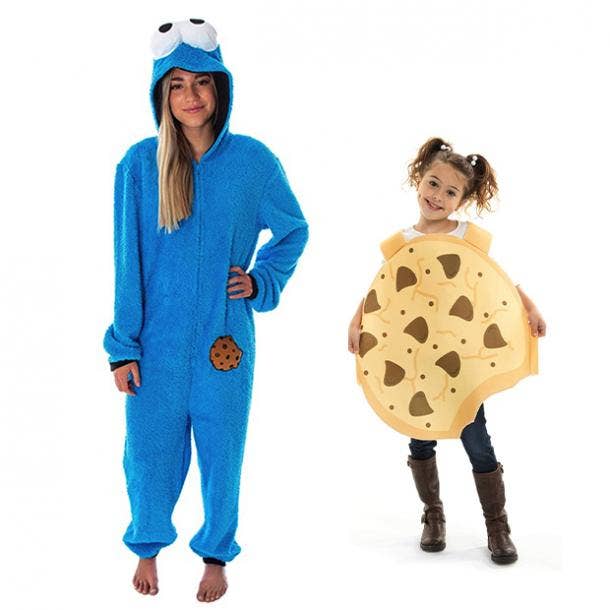 mother daughter halloween costumes cookie monster cookie