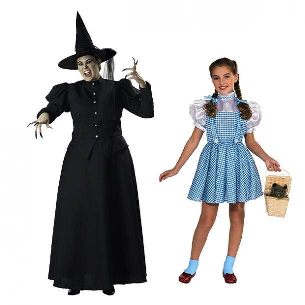 Halloween Witch Dress Up Wicked Mommy & Me Matching Apron Set