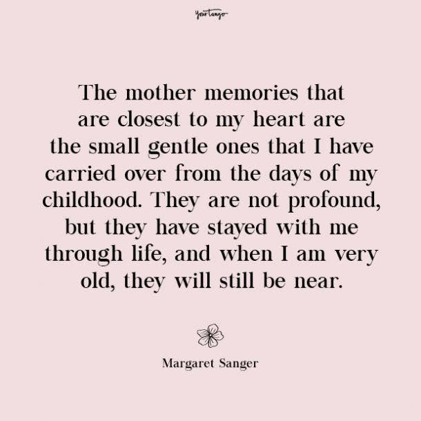Margaret Sanger missing mom quotes