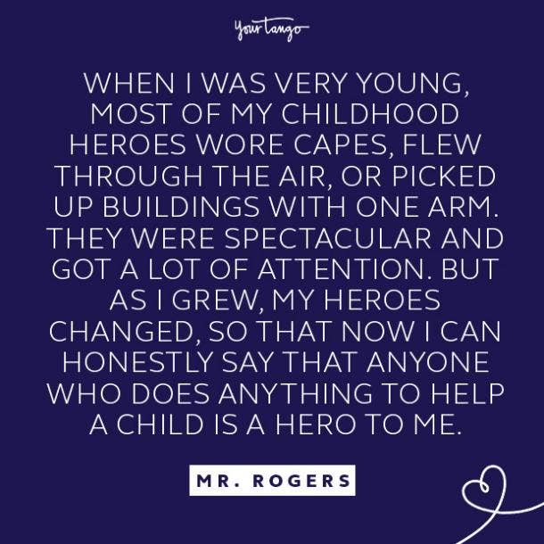 Mr. Rogers quote about heroes