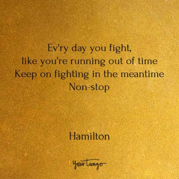 Quotes from Hamilton song lyrics