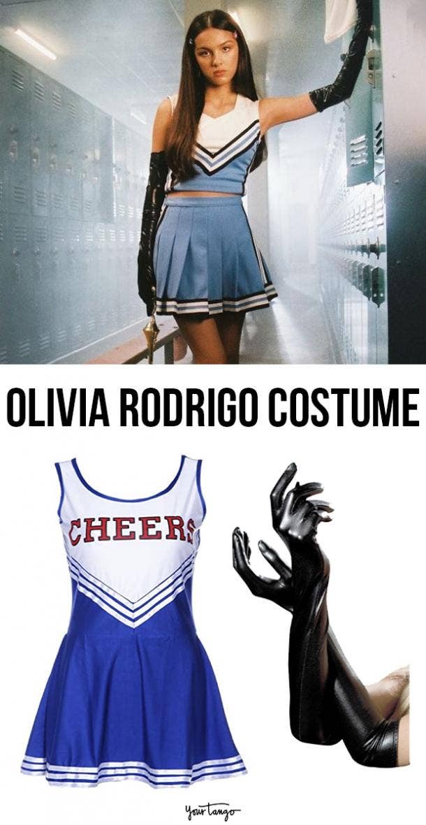 Olivia Rodrigo "Good 4 U" Blue Cheerleader Outfit