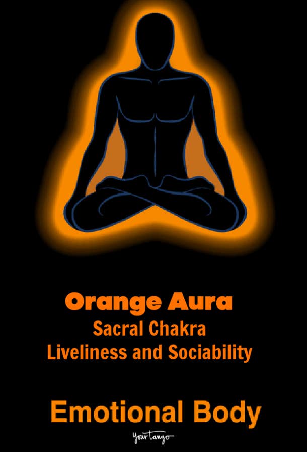 orange aura meaning