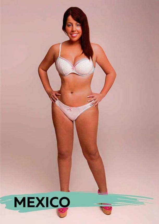 ideal female body type in Mexico