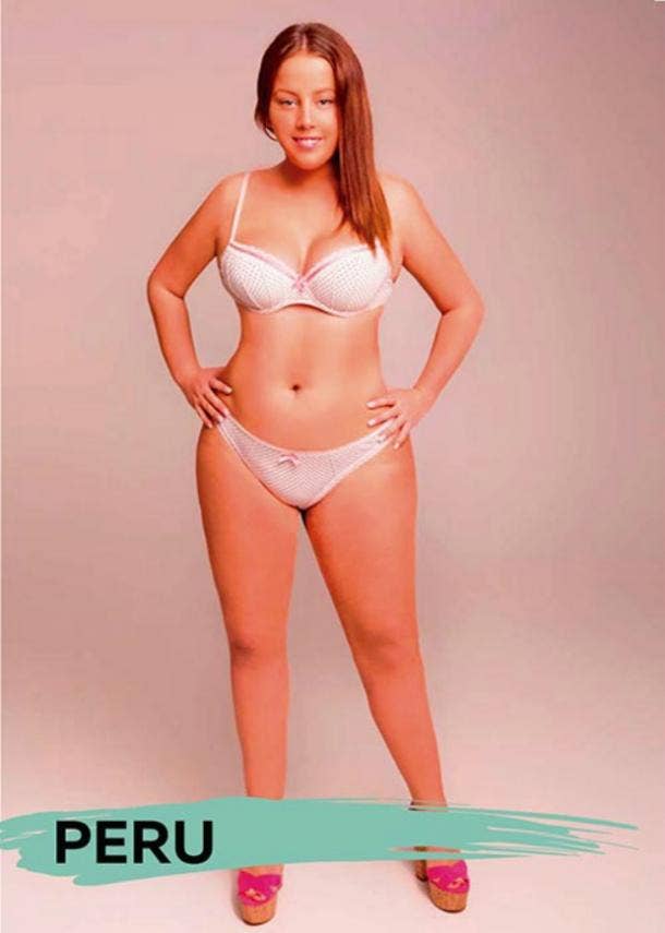ideal female body type in Peru