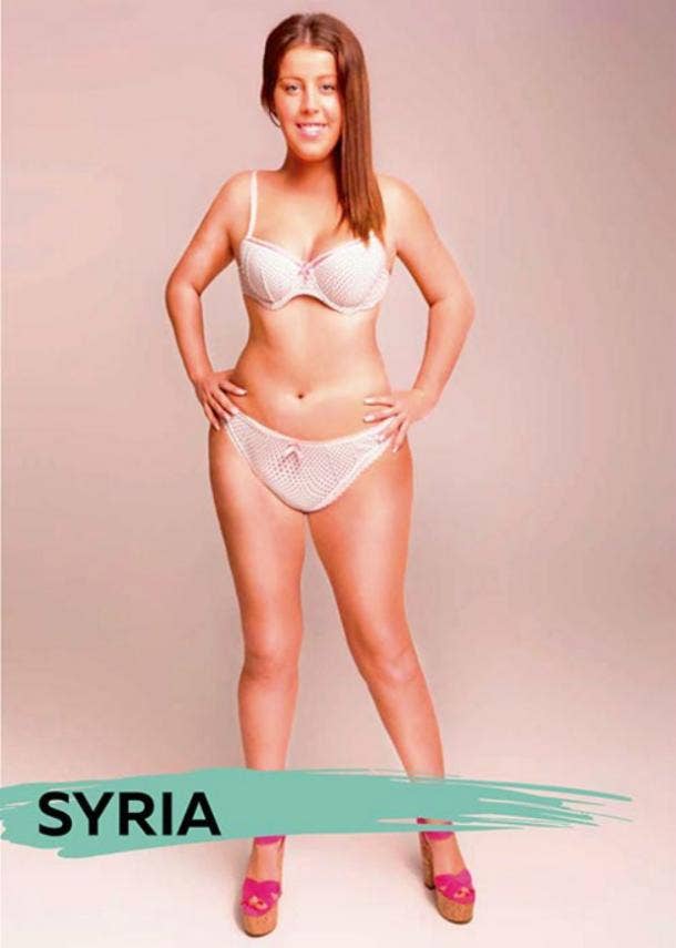 ideal female body type in Syria