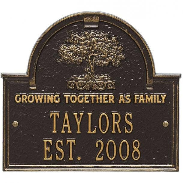 Personalized Family Tree Wall Plaque