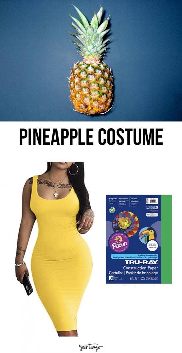 pineapple last minute halloween costumes