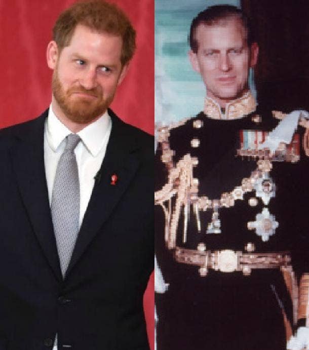 Prince Harry and Prince Philip