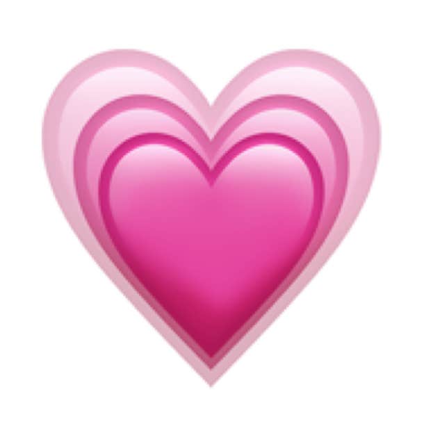 pulsating heart emoji