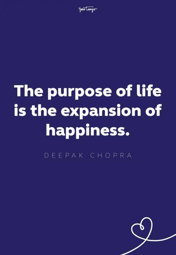 deepak chopra quote about purpose
