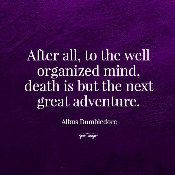 Albus Dumbledore losing both parents quotes
