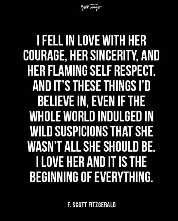 f scott fitzgerald beginning love quotes