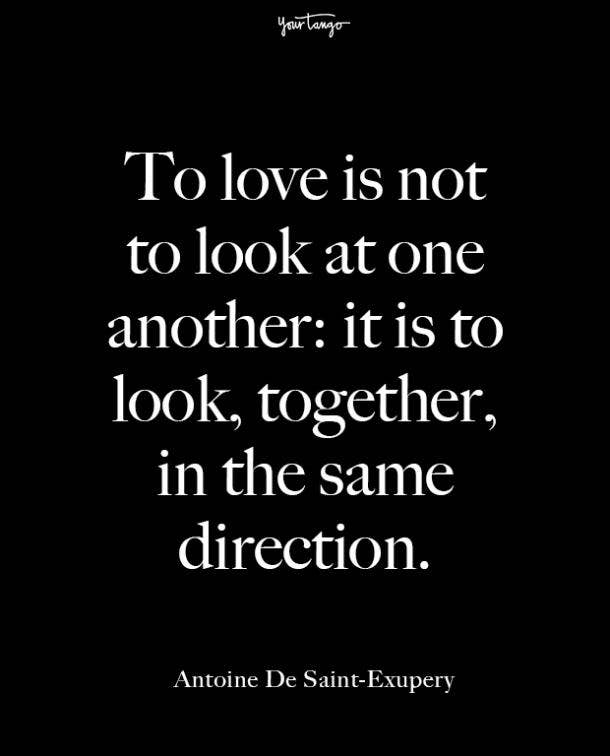 antoine de saint exupery beginning love quotes