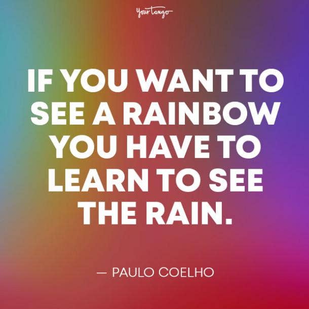 Paulo Coelho Rainbow Quote