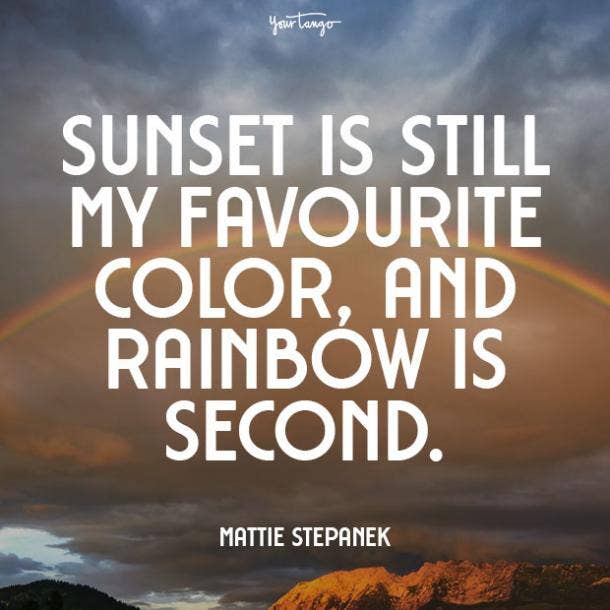 Mattie Stepanek Rainbow Quote