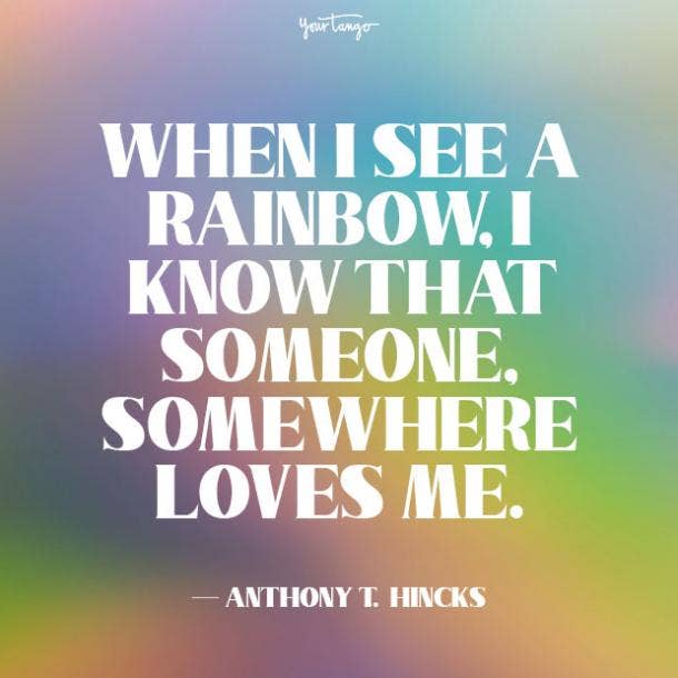 Anthony T. Hincks Rainbow Quote