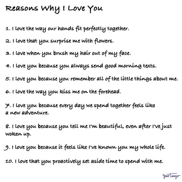 45 Reasons Why I Love You