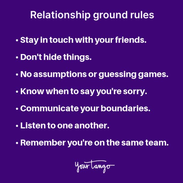 new relationship ground rules