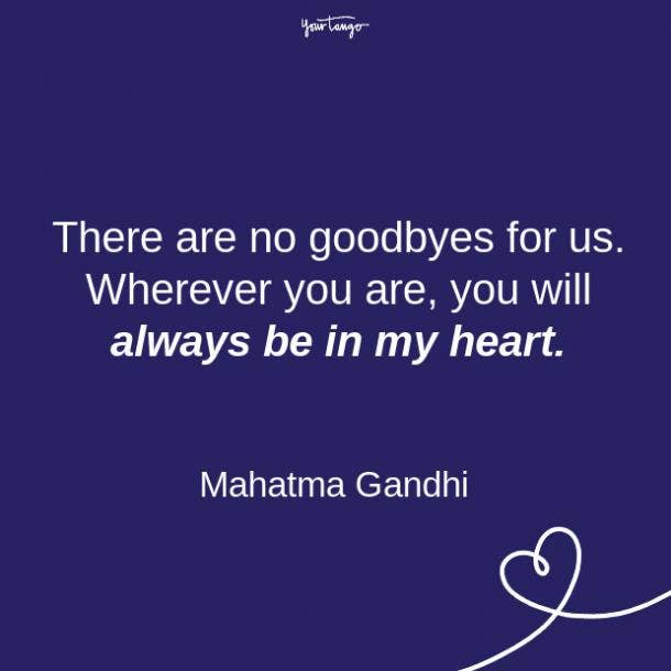 Mahatma Gandhi relationship quote